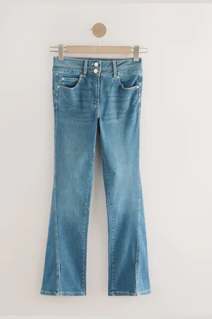 Next Tinted Blue Flared Lift Slim And Shape Bootcut Jeans 10xxltall