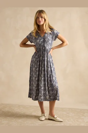 Joules Nia V-Neck Dress L