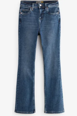 Next Dark Blue Supersoft Bootcut Jeans AU 12 Petite