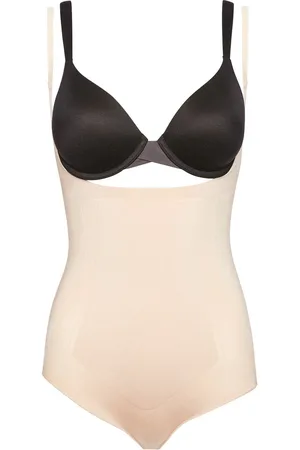 Spanx Sculpt On Core Open-Bust Briefs Bodysuit L