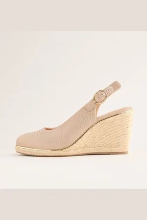 Lipsy London Standard Fit Mid Closed Toe Sparkly Slingback Wedges AU 10 (EU 41)