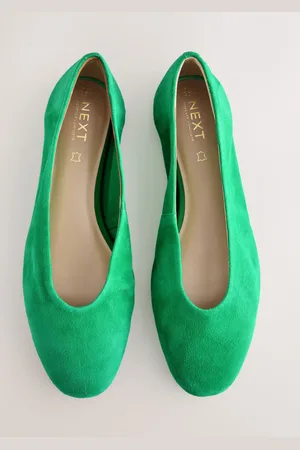 Next Standard/Wide Fit Forever Comfort Leather Round Toe Ballerinas AU 8 (EU 39)