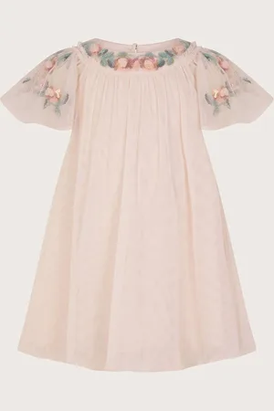 Monsoon Baby Evi Embellished Tulle Swing Dress 12