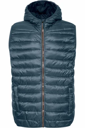Blend Blue Coat Hooded Gilet L