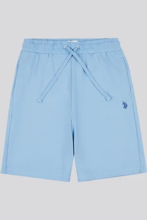 U.S. Polo Assn. U. S. Polo Assn Mens Double Horsemen Sweat 100% Cotton Shorts L