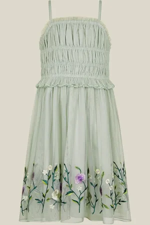 Monsoon Sloan Tulle Embroidered Party Dress 122128cm