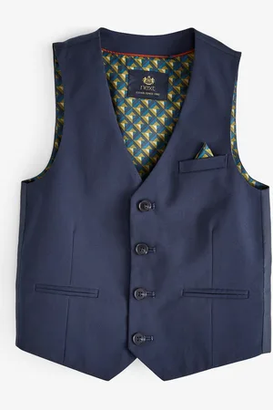 Next Navy Blue Stand Alone Waistcoat (12mths-16yrs) 8 Years (128 cm)
