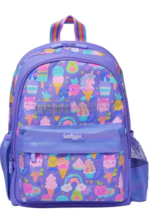 SMIGGLE Purple Happy Tales Junior Id Backpack one