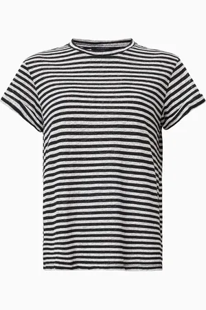 AllSaints AllSaints White Anna Snake Print T-Shirt XS