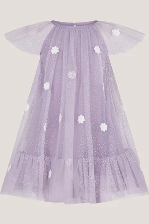 Monsoon Baby Ciara Floral Tulle Swing Dress 3