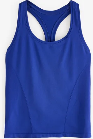 Fabletics Blue Feather Tech+ Racerback Tank L
