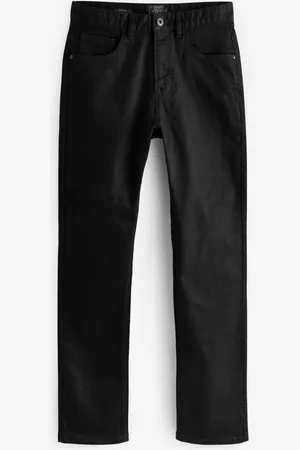 Next Solid Black Bootcut Classic Stretch Jeans 34W x 31L (UK 34 R)