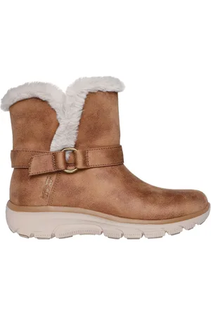 Skechers Chestnut Brown Relaxed Fit Slipins Easy Going Dreamers Move Boots AU 8 (EU 39)