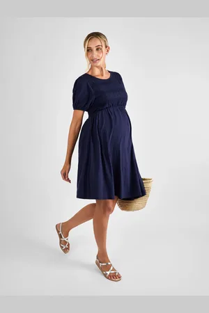 JoJo Maman Bébé Broderie Maternity Mini Dress S