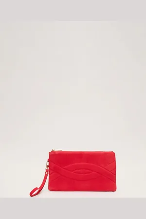 Phase Eight Pink Cross-Over Clutch Bag One