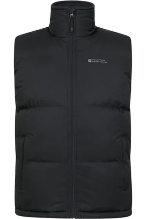 Mountain Warehouse Black Mens Rock Padded Gilet 4XL