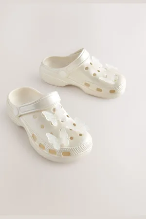Next White Butterfly Clogs AU 2 (EU 34.5)