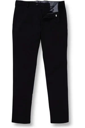 Charles Tyrwhitt Dark black Classic Fit Ultimate non-iron Chino Trousers W36 L32