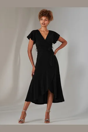 Jolie Moi Marlie Metallic Angel Sleeve Maxi Dress AU 16