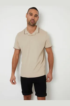 Threadbare Contrast Revere Collar 100% Cotton Polo Shirt xlarge