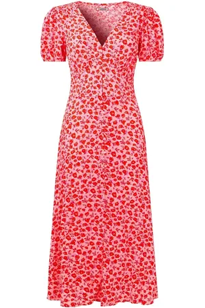 Joe Browns Rose Print Midi Dress AU 18