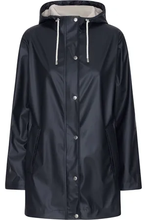 Ilse Jacobsen Straight Fit Lightweight Waterproof Rain Jacket AU 20