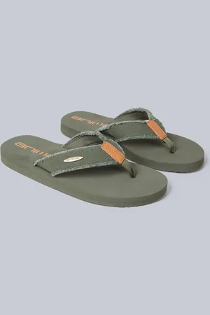 Animale Green Mens Tidal Flip Flops uk11eu45