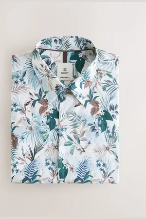 Next Regular Fit Print Short Sleeve Shirt S