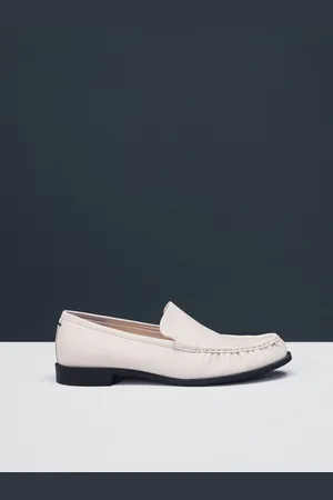 Next Standard Fit Forever Comfort Premium Leather With Motionflex Ruched Slim Loafers AU 8 W (EU 39)