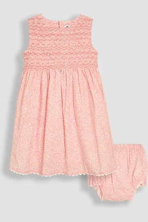 JoJo Maman Bébé Floral Smocked Summer Dress 12