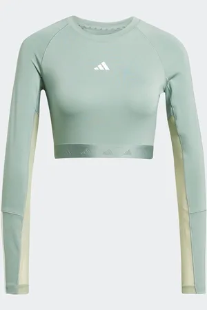 adidas Green/White Hyperglam Long Sleeve AU 16-18