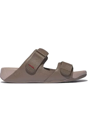 FitFlop Brown Gogh Moc Sandals In Leather AU 10 (EU 44)