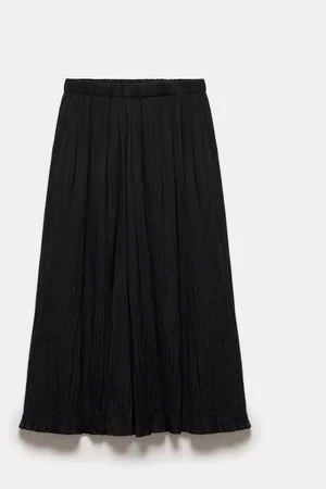 mint&berry Satin Crinkle Maxi Skirt XL