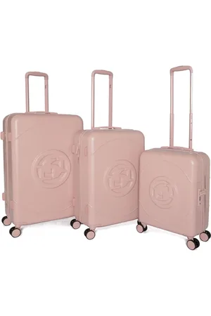Dune Pink Onella 3 Piece Suitcase Set One