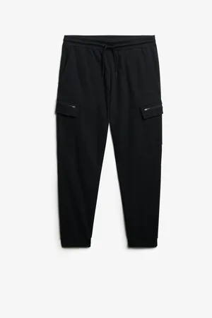 Superdry Black Tech Logo Cargo Joggers S
