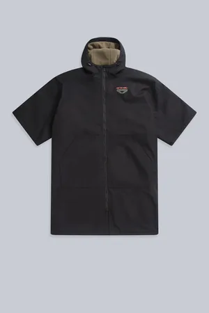 Animale Charcoal Black Mens Misty Waterproof Fleece Parka XL