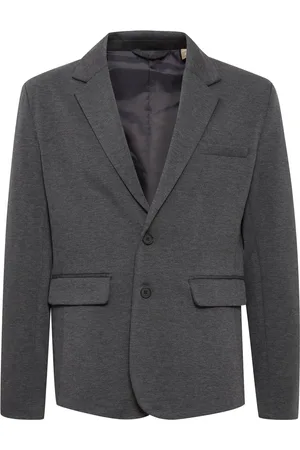 Blend Charcoal Grey Single Breasted Tailored Blazer 44