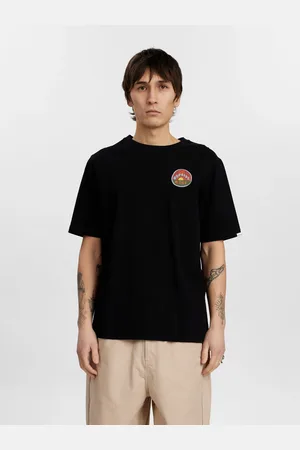 Anerkjendt Black Graphic Print 100% Cotton T-Shirt L