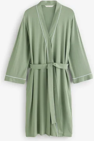 Cyberjammies Green Long Jersey Dressing Gown AU 18