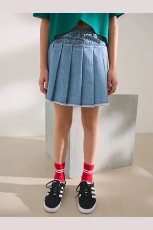 Next Denim Pleated Skirt (3-16yrs) 13 Years (158cm)