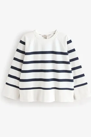 Barbour White Delaney 100% Cotton Sweatshirt AU 18