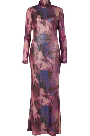 DASKA Araa Maxi Dress With Long Sleeves L