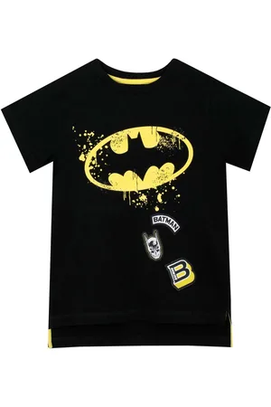 Character Black 100% Cotton Batman T-Shirt 10