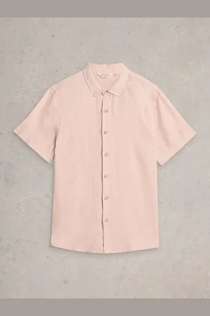 White Stuff Keswick Short Sleeve 100% Linen Shirt XXL