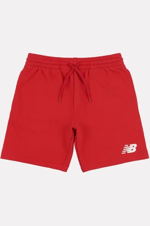 New Balance Kids French Terry Stacked Logo 100% Cotton Shorts 14