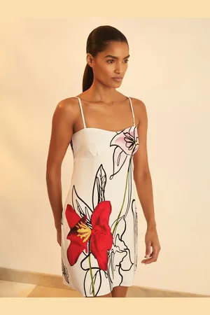 Reiss Marli NYBG Floral-Print Mini Dress AU 12