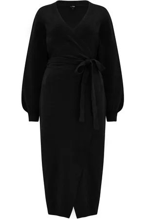 Pour Moi Elle Knit Midi Wrap Dress AU 8