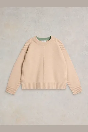 White Stuff Natural Lovely Boxy Jumper AU 16