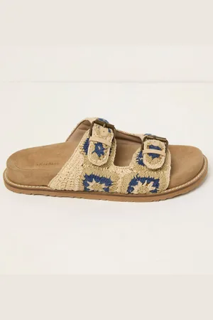 Fat Face Blue Crochet Meldon Sandal eu39uk6