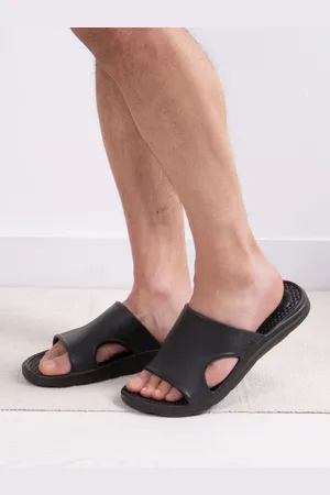 Totes Black Bounce Vented Mens Slide Sandals AU 11 (EU 46)